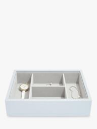 Stackers Leather Velvet Lined Jewellery Box - thumbnail 6