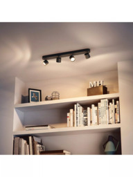 Philips Star Bar Dimmable 4 LED 4.5W Light Ceiling Spotlight, Black - thumbnail 2