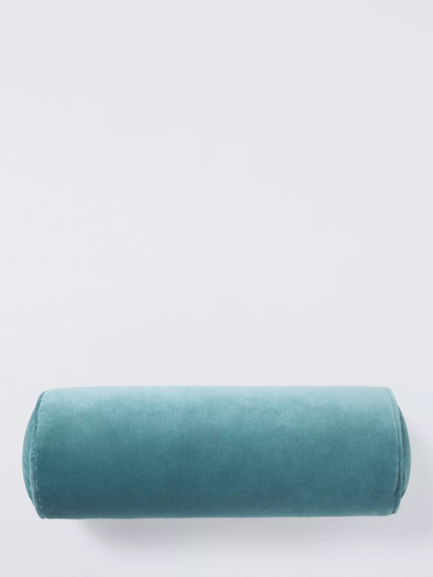 John Lewis Cotton Velvet Bolster Cushion - image 1