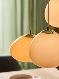MADE Adrienne 5 Light Cluster Pendant Ceiling Light, Cream - thumbnail 3