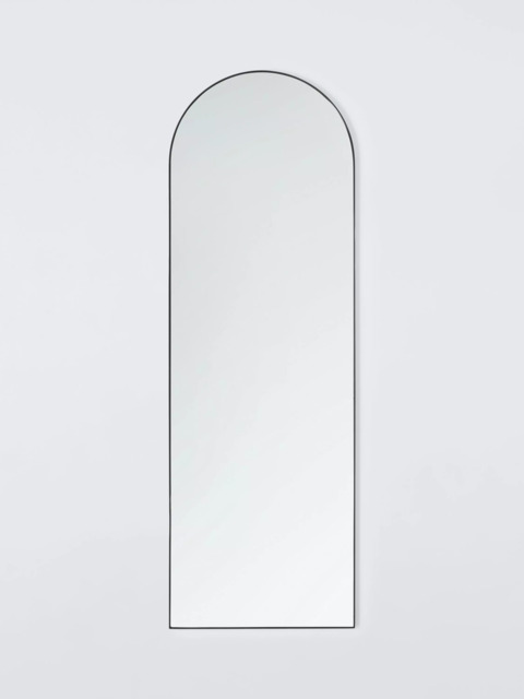 John Lewis Scandi Leaner Arch Full Length Mirror, 180 x 60 cm, Black - image 1