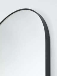 John Lewis Scandi Leaner Arch Full Length Mirror, 180 x 60 cm, Black - thumbnail 2