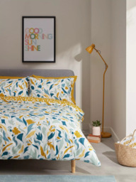John Lewis Petals Pure Cotton Percale Duvet Cover Set - thumbnail 2