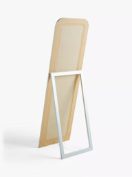John Lewis Beaded Cheval Mirror, 165 x 50cm, Champagne - thumbnail 3