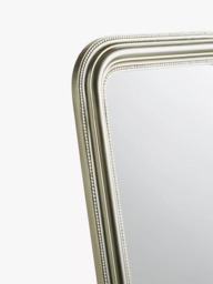 John Lewis Beaded Cheval Mirror, 165 x 50cm, Champagne - thumbnail 2