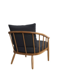 John Lewis Frome Leather Armchair, Light Leg - thumbnail 4