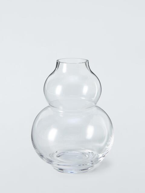 John Lewis Gourd Glass Vase, H17cm, Clear - image 1