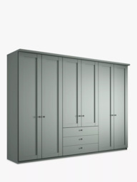 John Lewis Marlow 300cm Hinged Door Wardrobe with 3 Drawers - thumbnail 1