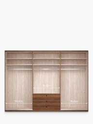 John Lewis Marlow 300cm Hinged Door Wardrobe with 3 Drawers - thumbnail 4