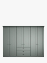 John Lewis Marlow 300cm Hinged Door Wardrobe with 3 Drawers - thumbnail 3