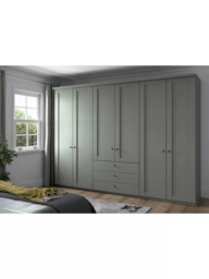 John Lewis Marlow 300cm Hinged Door Wardrobe with 3 Drawers - thumbnail 2