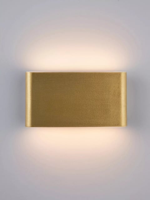 John Lewis Olbia Outdoor Wall Light, Brass