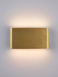 John Lewis Olbia Outdoor Wall Light, Brass - thumbnail 1