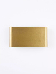 John Lewis Olbia Outdoor Wall Light, Brass - thumbnail 2