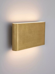 John Lewis Olbia Outdoor Wall Light, Brass - thumbnail 6
