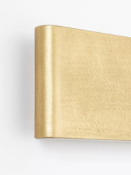 John Lewis Olbia Outdoor Wall Light, Brass - thumbnail 4
