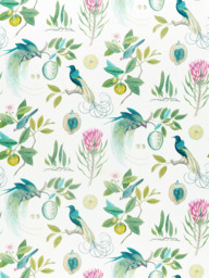 Sanderson Paradesia Made to Measure Curtains or Roman Blind, Botanical Garden - thumbnail 1