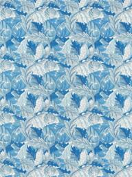 Morris & Co. Acanthus Made to Measure Curtains or Roman Blind, Woad - thumbnail 1