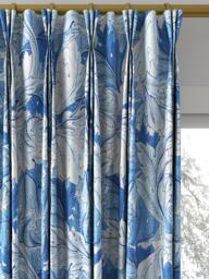 Morris & Co. Acanthus Made to Measure Curtains or Roman Blind, Woad - thumbnail 6