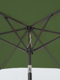 John Lewis Aluminium Wind-Up Parasol, 3 x 2m, Green - thumbnail 5