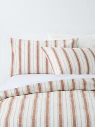 John Lewis Banco Pure Cotton Weave Duvet Cover Set, Auburn