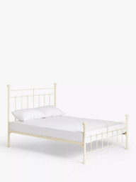 Wrought Iron And Brass Bed Co. Sophie Iron Bed Frame, Double