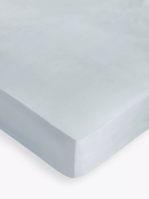 John Lewis Soft & Silky Egyptian Cotton Sateen 400 Thread Count Deep Fitted Sheet - image 1
