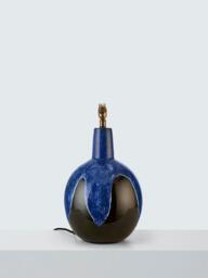 John Lewis Soluna Ceramic Lamp Base, Blue - thumbnail 1