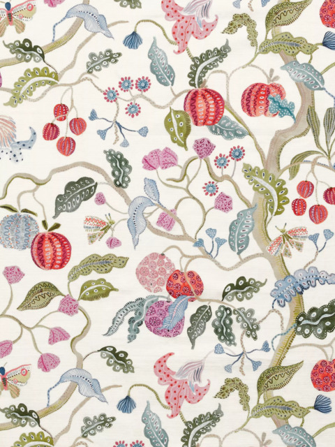 John Lewis Fruit Tree Made to Measure Curtains or Roman Blind, Multi - image 1