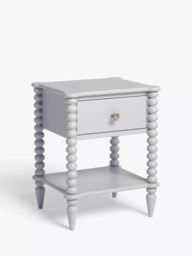 John Lewis Bobbin 1 Drawer Bedside Table - thumbnail 1