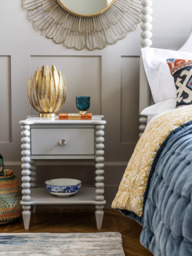 John Lewis Bobbin 1 Drawer Bedside Table - thumbnail 2