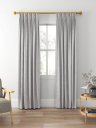 Clarke & Clarke Sutton Made to Measure Curtains or Roman Blind, Charcoal - thumbnail 5