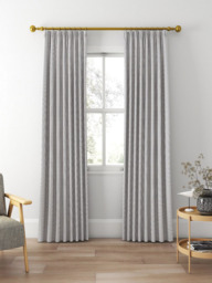Clarke & Clarke Sutton Made to Measure Curtains or Roman Blind, Charcoal - thumbnail 3