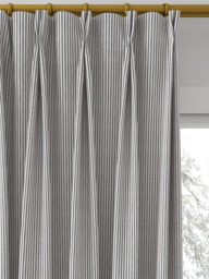 Clarke & Clarke Sutton Made to Measure Curtains or Roman Blind, Charcoal - thumbnail 4