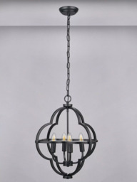 Pacific Amine Nickel Pendant Ceiling Light - thumbnail 2