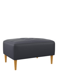 John Lewis Draper II Footstool, Light Leg - thumbnail 1