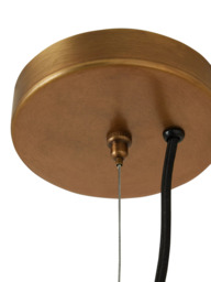 MADE Matara Woven Bamboo Pendant Ceiling Light, Cream - thumbnail 2