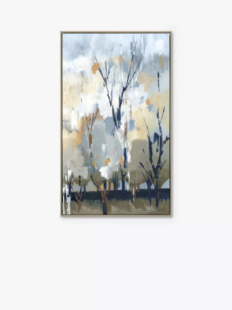 John Lewis 'Silver Birch Blues' Framed Canvas, 67 x 40cm, Multi - image 1