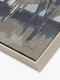 John Lewis 'Silver Birch Blues' Framed Canvas, 67 x 40cm, Multi - thumbnail 2