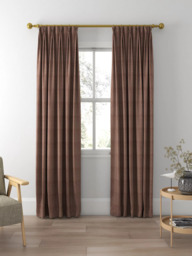 Sanderson Linden Made to Measure Curtains or Roman Blind, Russet - thumbnail 5