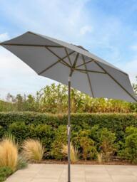 KETTLER Aluminium Wind-Up Round Parasol, 2.5m - thumbnail 3