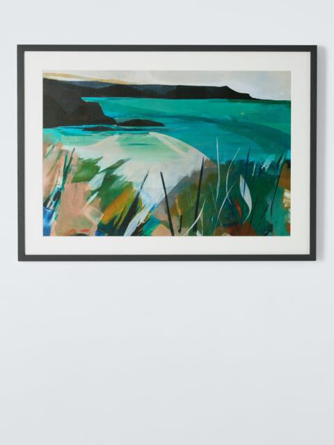 John Lewis Louise Body 'Take Me Back' Framed Print & Mount, 50 x 70cm, Blue - image 1
