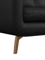 John Lewis Barbican Leather Armchair, Light Leg - thumbnail 6