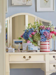 Laura Ashley Clifton Dressing Table Mirror, Ivory - thumbnail 2