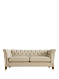 Laura Ashley Chatsworth Small 2 Seater Sofa, Teak Leg - thumbnail 4