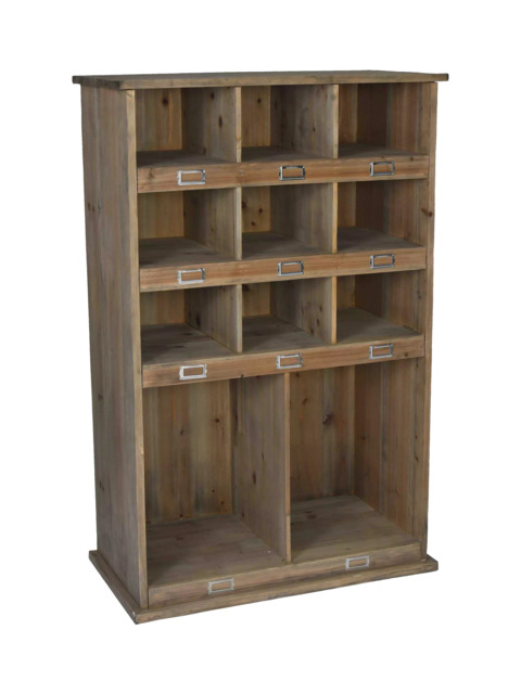 Garden Trading Chedworth Wood 11 Slot Welly & Shoe Locker Rack - image 1