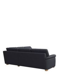 John Lewis Camden 5+ Seater Corner Leather Sofa, Light Leg - thumbnail 4