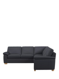 John Lewis Camden 5+ Seater Corner Leather Sofa, Light Leg - thumbnail 5