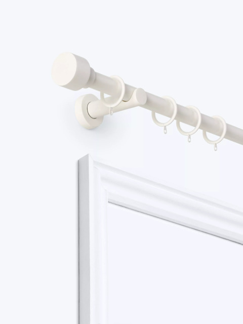 John Lewis Fixed Metal Curtain Pole Kit with Stud Finial, Dia.28mm - image 1