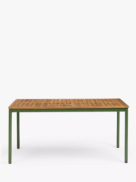 John Lewis Erna 6-Seater Garden Dining Table & Benches Set - thumbnail 4